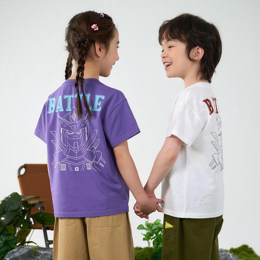 【10A抗菌】棉花堂丝滑触感帅萌童趣印花凉感童装短袖T恤-- FD61158 商品图6