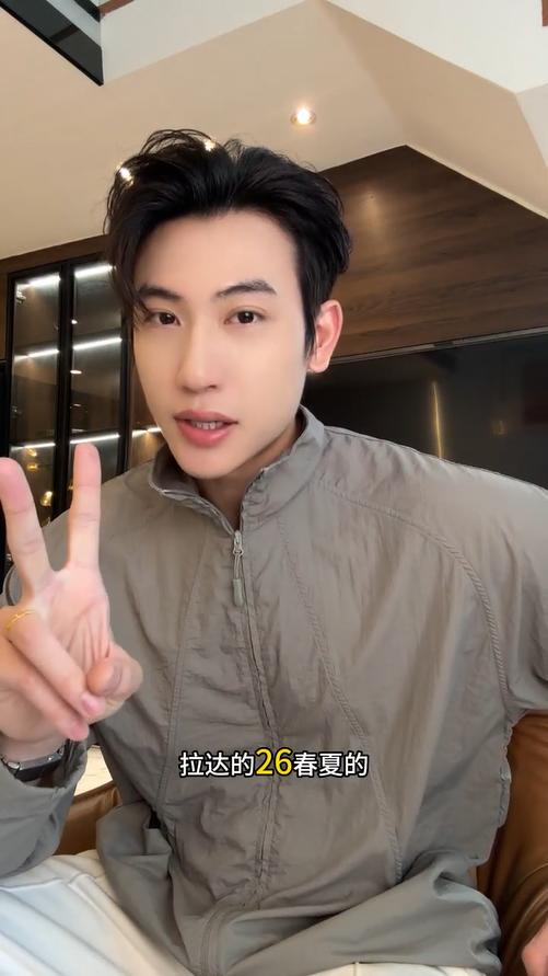 266589SDSA男士春夏新款痞帅男装日系复古百搭纯色拉链立领夹克外套宽松 商品图0