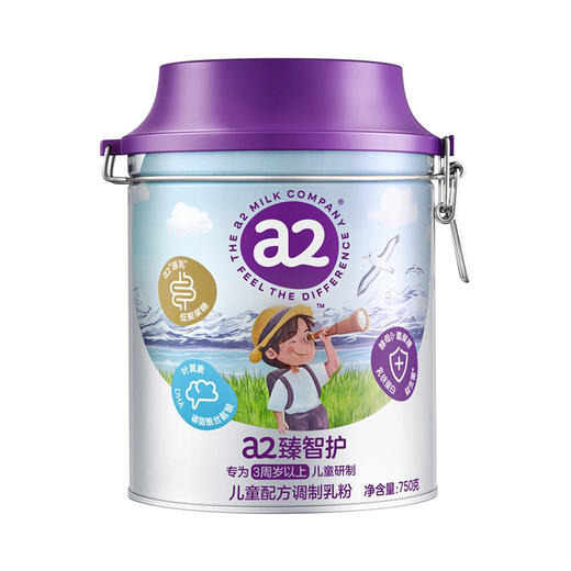 a2臻智护儿童奶粉750g 商品图1