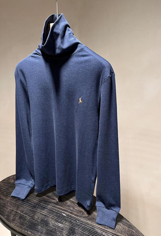 单品包邮单品包邮 部分现货 THS-RL马球 源尾美式PONY/超丝滑SUPER匹马长绒棉绝品高领 AH2512 商品图1