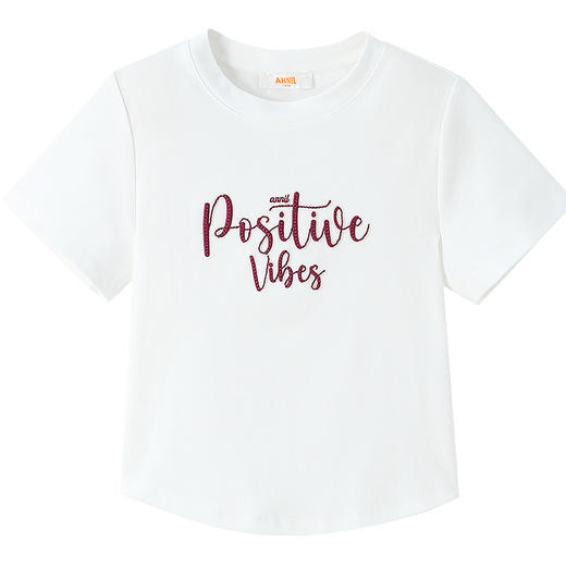 女童圆领短袖T恤夏季新款安奈儿童装EG621763 商品图5