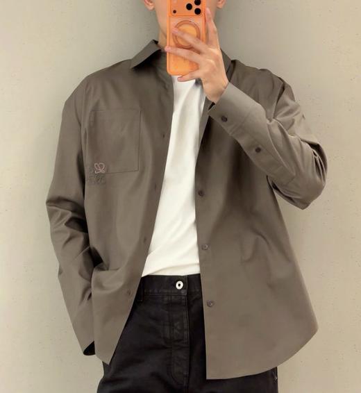 男款刺绣长袖衬衫lv014 商品图3