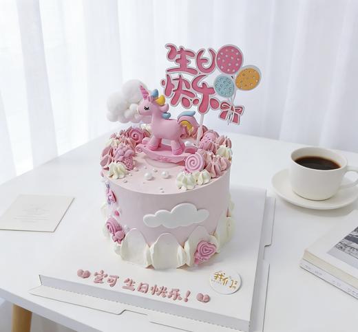 2026马年小木马独角兽卡通蛋糕-低糖处理无添加 商品图3