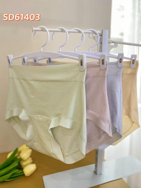 松植屋0染棉内裤 0染色贴身更安心 高腰设计收腹提臀不卷边 透气不闷热 不夹臀不卡裆