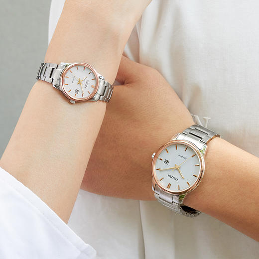 西铁城/CITIZEN光动能商务休闲防水男女情侣手表(女表)EW2319-71A 商品图6