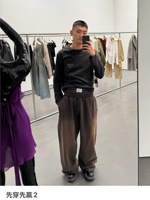 预售acne做旧长袖T恤打底衫011007 商品图8