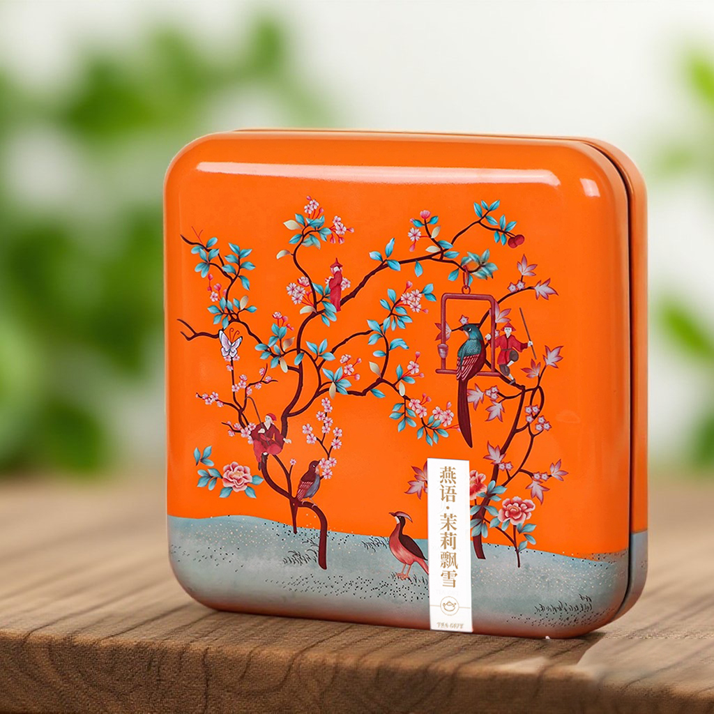 燕语.茉莉飘雪铁盒装150g