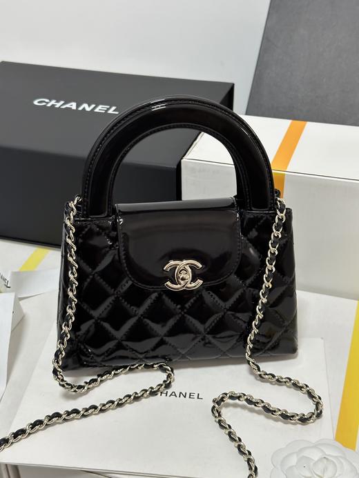 香奶奶 26C漆皮 Kelly 手提链条包大号 商品图1