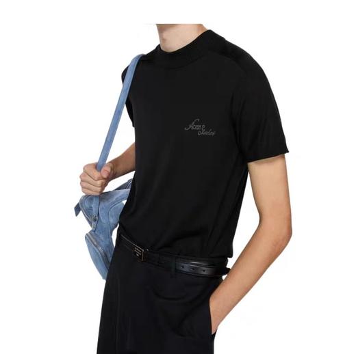 男款刺绣短袖针织衫he001 商品图3