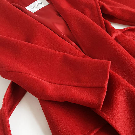 【95新】MaxMara红色骆驼毛连帽大衣外套155/80A 120226JJ31 商品图3