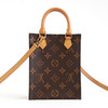 【95新】LV路易威登PETIT SAC PLAT手袋M69442棕色老花mini琴谱不可调节肩带包单肩斜挎包女士150226AK21 商品缩略图4