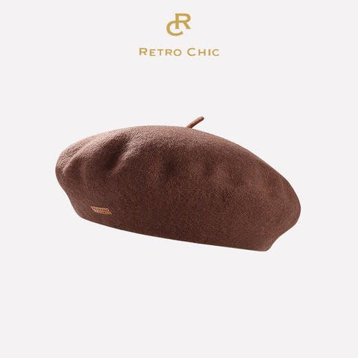 Retro Chic 百搭复古羊毛贝雷帽 商品图0