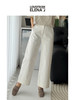 03/04 Elena朴｜春日必备 长绒棉阔腿白色休闲裤 商品缩略图0