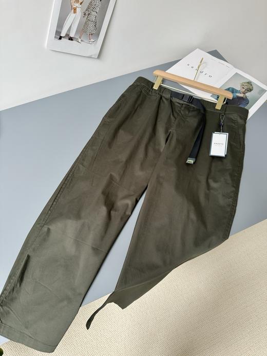 点此购买 哈吉斯春秋季男士纯色简约棉质休闲宽松长裤 xj 341052 商品图13