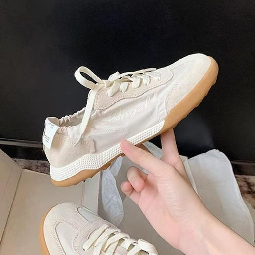芭蕾德训鞋女2026春夏秋新款百搭小白鞋休闲运动鞋软底透气阿甘鞋 商品图3