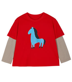 jnby   26年春款  长袖T恤  1Q311003H