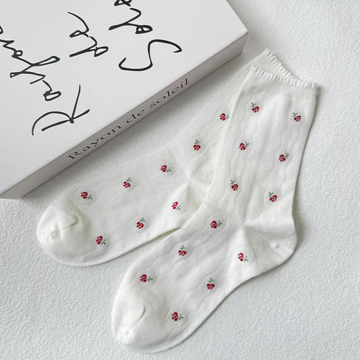 ZY小清新碎花袜子基础-简约-纪念日百货门店同款169143867 商品图4