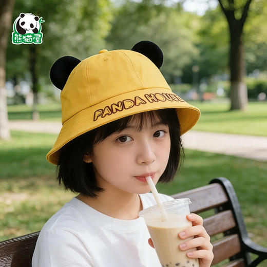 熊猫屋PANDAHOUSE 遮阳帽-夏日海滩 亲子款 商品图2