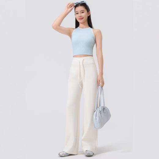 【茸本lulu同款休闲直筒裤】多场景穿搭 修饰腿型 遮肉显瘦 宽高腰设计 收腹提臀更贴合 面料软糯亲肤 商品图3