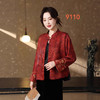 丁摩 早春新款双面双穿中式国风浮光锦唐装提花外套复古开衫6ZF-057 商品缩略图0