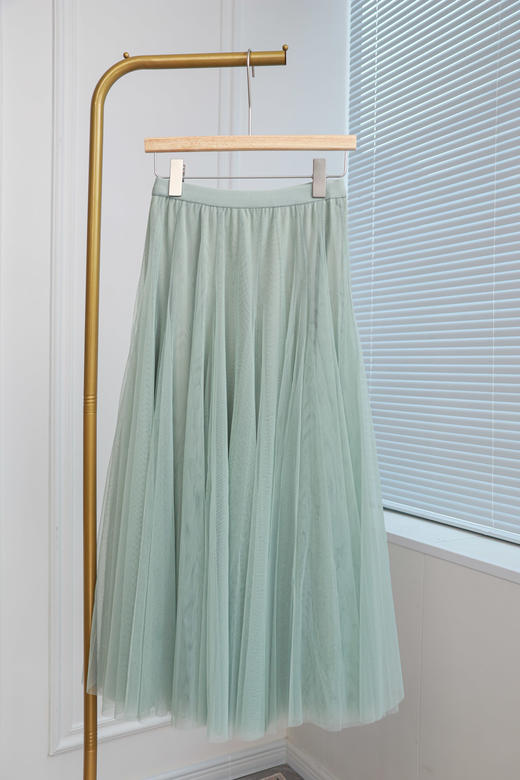 空境|仙气灵动松紧腰纱裙 商品图3