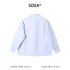 SDSA男装2026新款潮牌简约风长袖衬衫男女同款双口袋宽松翻领上衣 商品缩略图4