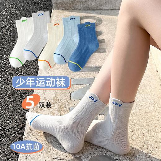 【两组起拍 但拍不发货哦】🔥2026新款儿童袜子薄款透气网眼运动春夏精梳棉无骨男女童潮袜 商品图5