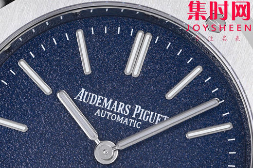 ZF爱彼AP皇家橡树系列 表径39MM的16202 “JUMBO”超薄腕表 蓝色麦粒纹表盘 男士腕表 小手腕福音 商品图3