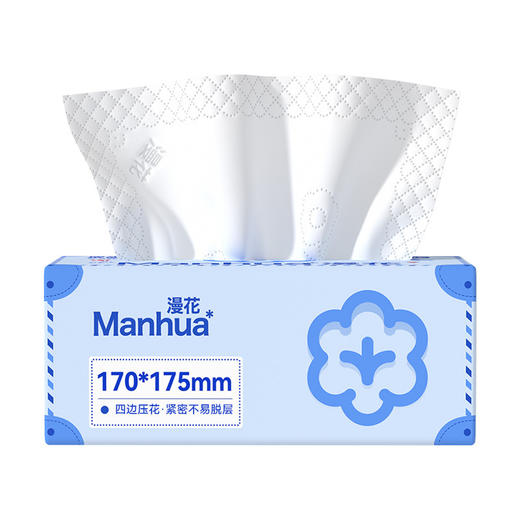 【五层柔厚设计】漫花抽纸400张*18包纸面巾原木5层加厚家用实惠装清洁卫生纸。rg 商品图4