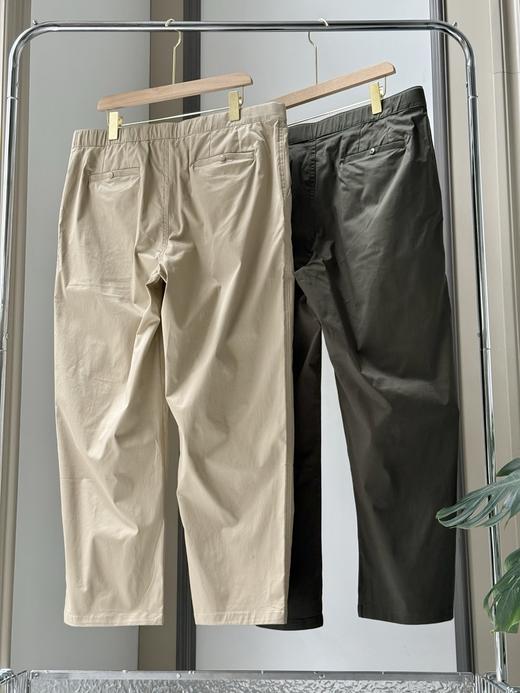 点此购买 哈吉斯春秋季男士纯色简约棉质休闲宽松长裤 xj 341052 商品图2