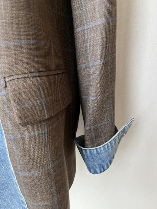 【拼接的艺术】噢蜜ooomeooo复古拼接外套“更时髦一点” 商品图14