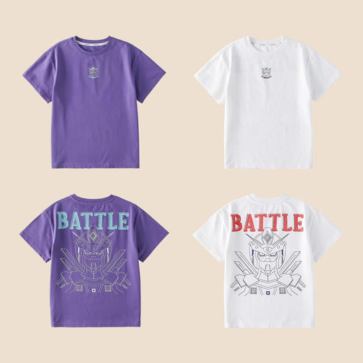 【10A抗菌】棉花堂丝滑触感帅萌童趣印花凉感童装短袖T恤-- FD61158 商品图5