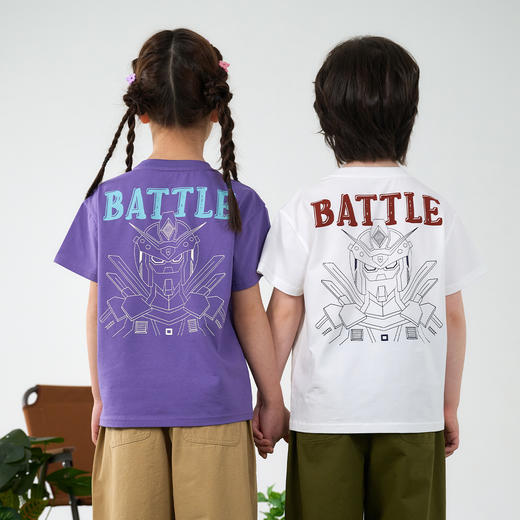 【10A抗菌】棉花堂丝滑触感帅萌童趣印花凉感童装短袖T恤-- FD61158 商品图7