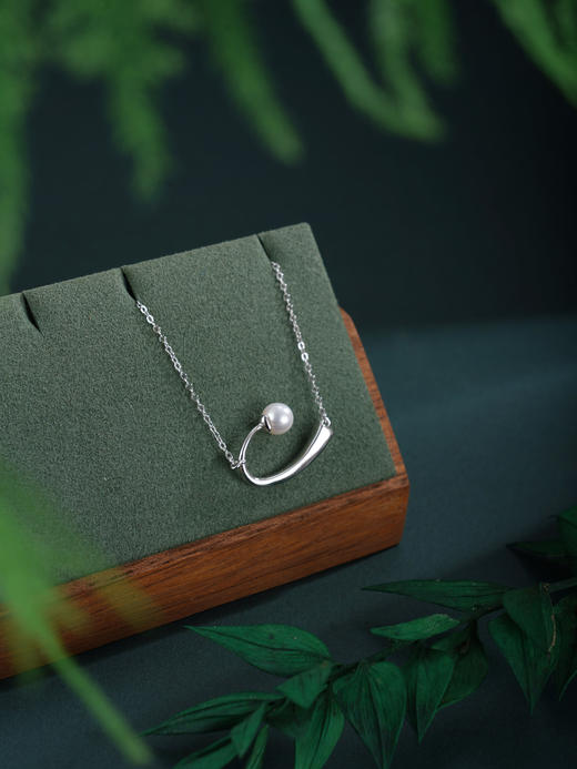 子佩集【月弧星轨】银S925珍珠惜王妃套链项链【AYTL001】弯钩2602 商品图2