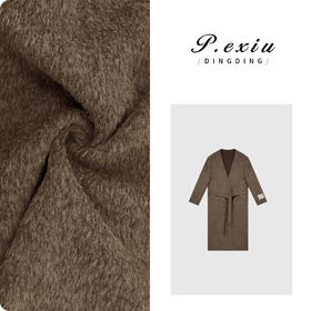 A002潘依绣丁丁宠粉羊驼-毛羊-毛高级轻奢双面毛呢大衣 TC813