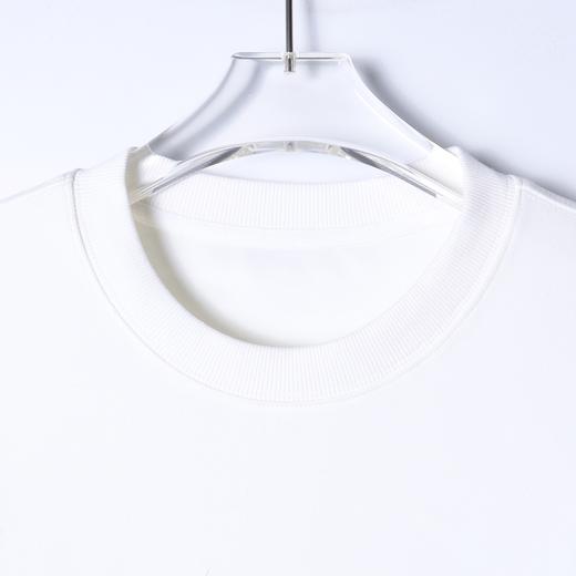 SDSA男装2026新款潮牌简约风短袖t恤男女款绿晕刺绣宽松半袖上衣 商品图1