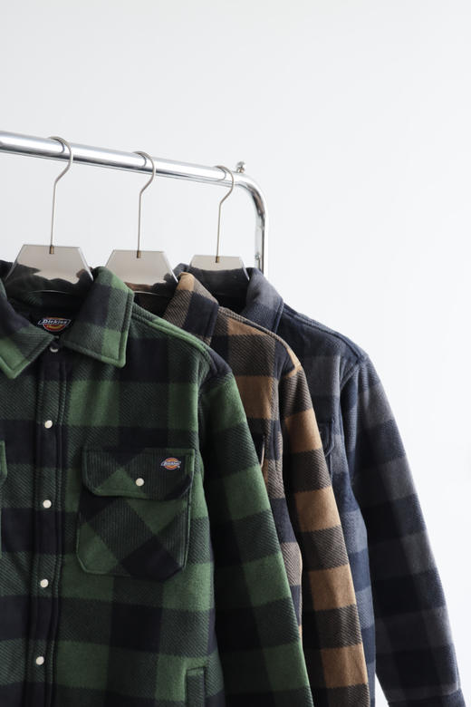 出口元单 D1ckies 法兰绒翻领衬衫外套 WT980 商品图4