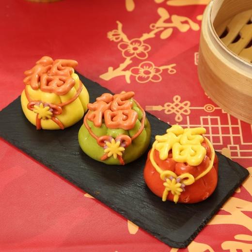 【山东馒头❗️新年福袋钱袋豆沙包】自带 “招财纳福、岁岁平安” 的美好寓意，颜值与健康兼得，上供年货手工面点花馍馍中式面点QQ 商品图3