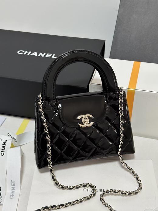 香奶奶 26C漆皮 Kelly 手提链条包大号 商品图2