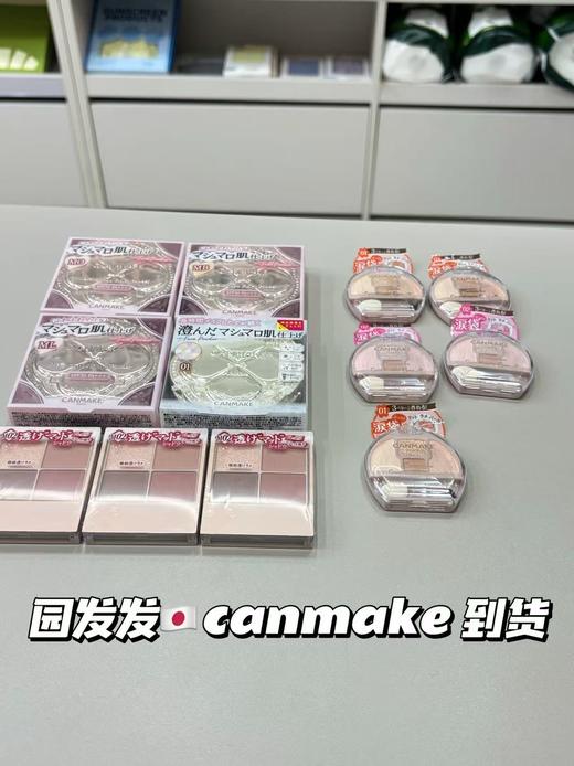 CANMAKE/井田日本棉花糖粉饼控油持久/卧蚕眼影综合盘阴影珠光细闪提亮卧蚕 商品图0