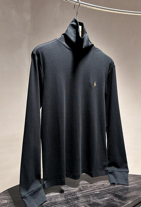 单品包邮单品包邮 部分现货 THS-RL马球 源尾美式PONY/超丝滑SUPER匹马长绒棉绝品高领 AH2512