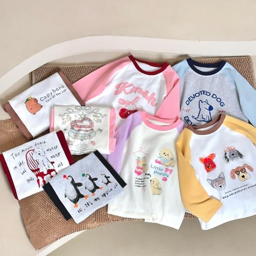 【49.9元/2件】儿童春季长袖T恤10A抗菌棉无骨缝设计男童女童新品 商品图1