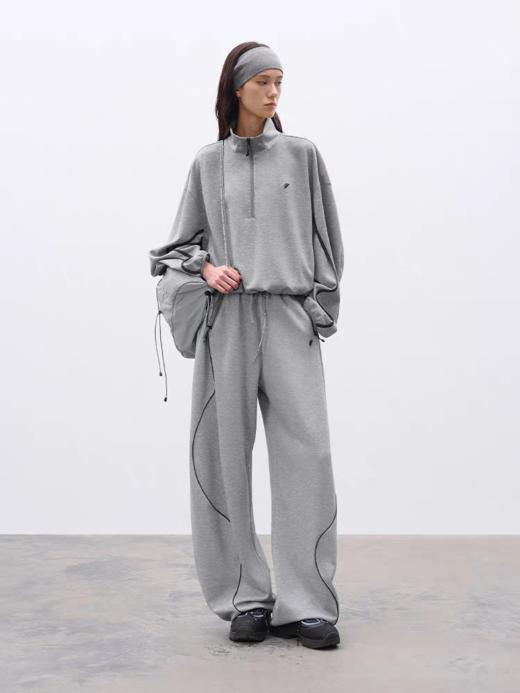 半圆/C61130056/莫代尔混纺亲肤弯刀裤 商品图1