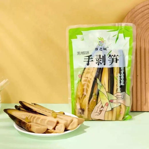 B005 春之赋手剥笋泡椒味开袋即食230g 商品图0