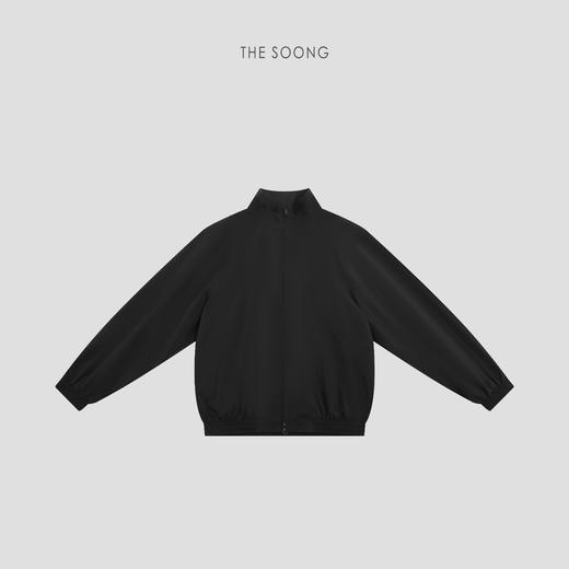THESOONG|“立体辑边”盖齿拉链橡筋收口立领夹克HWWT7573 商品图7
