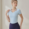 跃牌【健舞健美】系列高级感运动户外普拉提健身服上衣短袖T恤8787 商品缩略图0