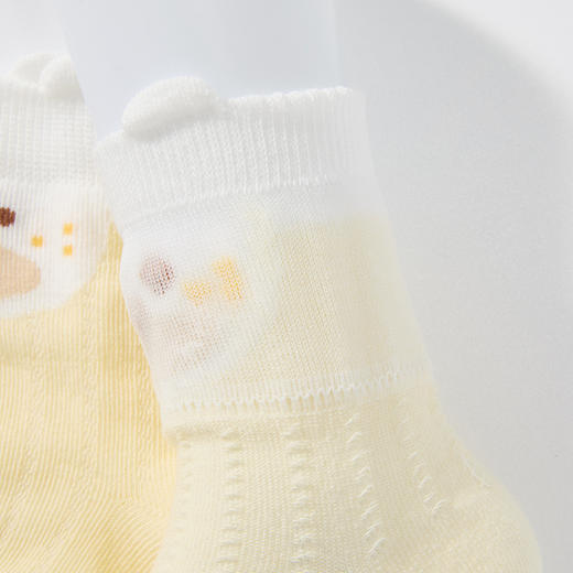 MINIZAI短筒袜两双入MI26SPN01S黄灰色调 商品图10