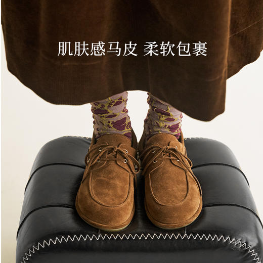 RIM RIM牛反绒乐福鞋|胎牛反绒鞋面+马皮内里，柔软透气，越穿越合脚 商品图7