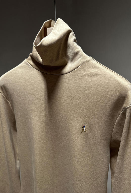 单品包邮单品包邮 部分现货 THS-RL马球 源尾美式PONY/超丝滑SUPER匹马长绒棉绝品高领 AH2512 商品图6