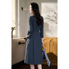 都市精英王妃裙 米思阳2026春季新款青果领通勤OL裙子女修身减龄职场西装连衣裙女1031 商品缩略图3